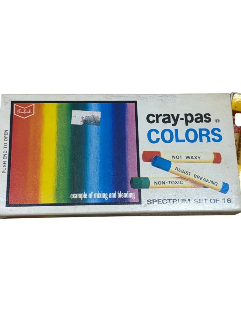 Cray-Pas Colors Spectrum Set Of 16 Oil Pastels By Sakura